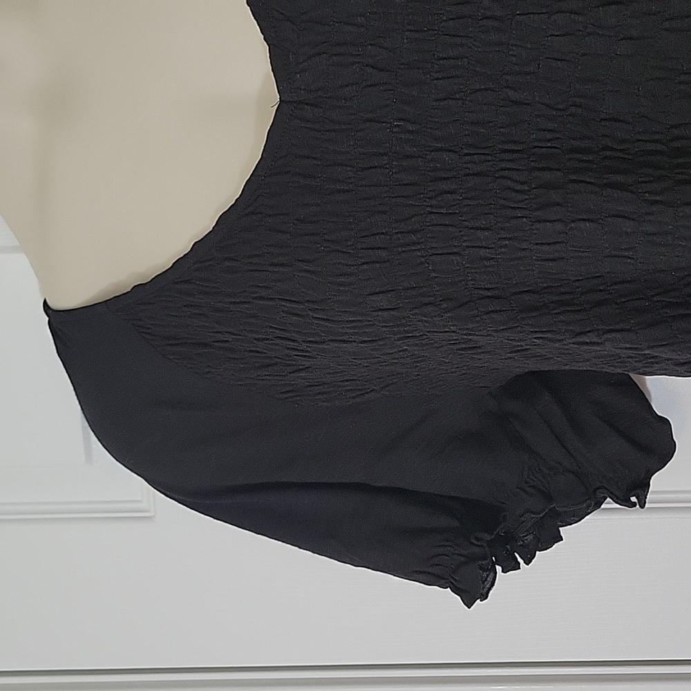 Torrid Cotton Modal Slub Smocked Short Sleeve Babydoll Plus Size 3 NWT - Picture 7 of 9